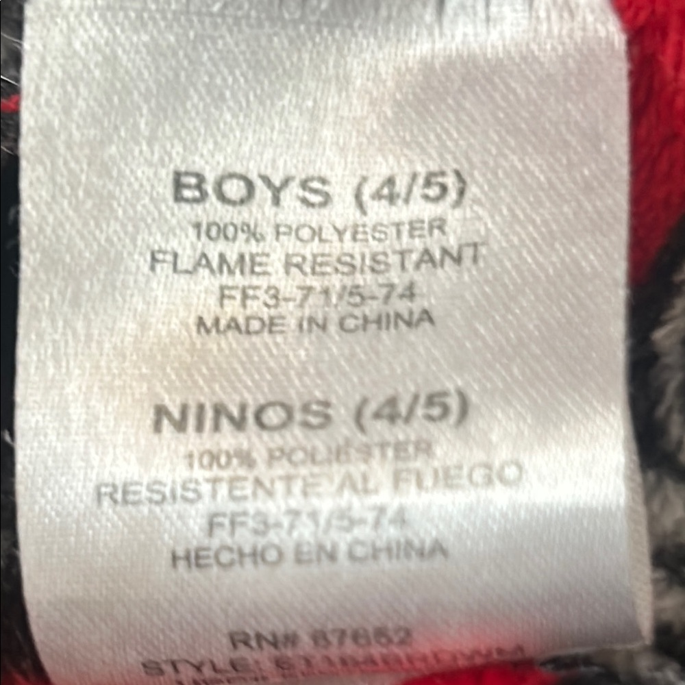 Star Wars Red Flame resistant Robe - Picture 2 of 2